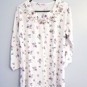 Anlier Women's Floral Kurti Blouse